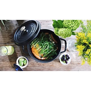 机/温野菜/STAUB/NO GREEN NO LIFE/flower...などのインテリア実例 - 2015-05-12 09:45:08