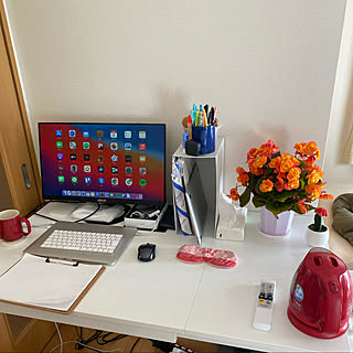 パソコンモニターのインテリア実例 Roomclip ルームクリップ