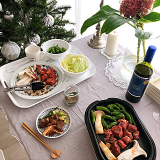 食器/ホットプレート/クリスマスツリー/一人暮らし/ヨーロッパ...などのインテリア実例 - 2020-01-20 00:13:45