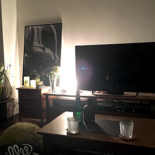 キャンドルライト/一人暮らし/マンション/賃貸/フォローありがとうございます☆...などのインテリア実例 - 2019-08-17 21:09:56