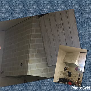 キッチン/すこしずつ進化します。/カインズホーム/ダイソー/賃貸でも楽しく♪...などのインテリア実例 - 2017-03-07 09:41:53