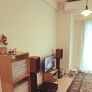 無印良品 オーディオラックdiyのインテリア 手作りの実例 Roomclip ルームクリップ