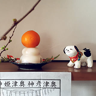 鏡餅 紙粘土のインテリア実例 Roomclip ルームクリップ