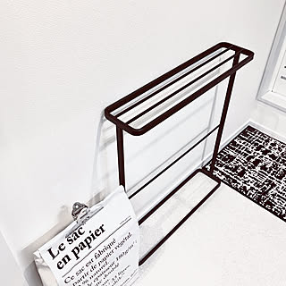 バス/トイレ/できたら、スッキリ暮らしたい/タオル掛け/バスマット/ペーパーバック...などのインテリア実例 - 2018-01-17 21:19:38