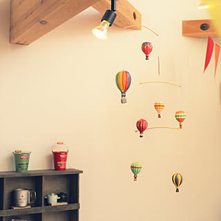 アンティーク 気球モビールのインテリア実例 Roomclip ルームクリップ