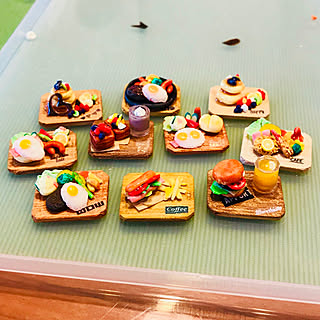 ダイソー ミニチュアフードのインテリア実例 Roomclip ルームクリップ