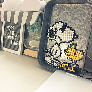 アイロンビーズ Snoopyのインテリア実例 Roomclip ルームクリップ
