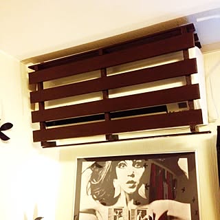 Diy エアコン隠しのインテリア 手作りの実例 Roomclip ルームクリップ Diy エアコン隠しのインテリア 手作りの実例 Roomclip ルームクリップ