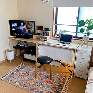 1ldk 在宅ワークスペースのインテリア レイアウト実例 Roomclip ルームクリップ