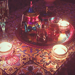 タイル/ティータイム/キャンドル/ZARA HOME/モロッコ...などのインテリア実例 - 2019-06-27 08:06:56