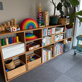 整理収納部/キッズスペース/整理収納アドバイザー１級/北欧ヴィンテージ/キッズインテリア...などのインテリア実例 - 2020-01-22 18:50:46