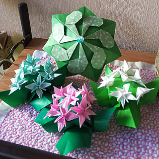 傘 折り紙のおしゃれなアレンジ 飾り方のインテリア実例 Roomclip ルームクリップ