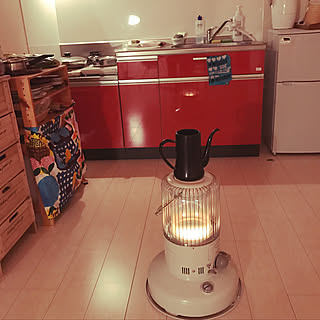 キッチン/マリメッコ/ストーブ/1LDK2人暮らしのインテリア実例 - 2017-10-29 18:03:40