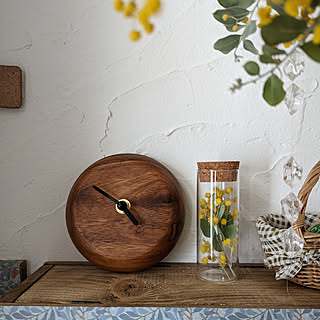 セリア 手作り時計キットの商品を使ったおしゃれなインテリア実例 Roomclip ルームクリップ