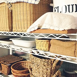 キッチン/みなさんいつもありがとうございます♡/カゴ大好き♡/来客用に。/100均アイテム...などのインテリア実例 - 2016-12-05 08:08:01