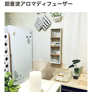 キッチン/無印良品アロマオイル/無印良品 アロマディフューザー/RC mag掲載/ホワイトインテリア...などのインテリア実例 - 2019-01-07 22:59:05