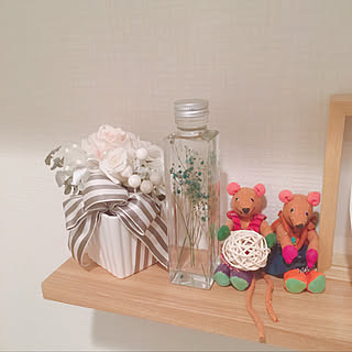 バス/トイレ/ドライフラワー手作り/ハーバリウム♡/ハンドメイド作品/いいね!ありがとうございます◡̈♥︎...などのインテリア実例 - 2018-05-12 21:40:42
