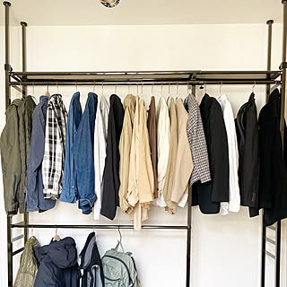 壁 天井 洋服掛けのインテリア実例 Roomclip ルームクリップ