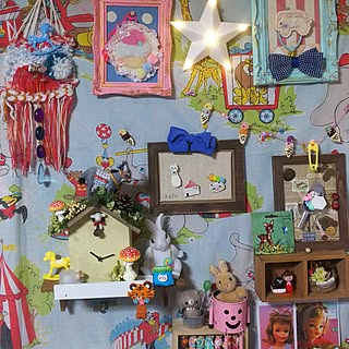 棚/時計/築60年/いいねコメありがとう(〃∇〃)/moguちゃんキノコ時計...などのインテリア実例 - 2017-05-14 22:27:28