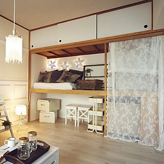棚/IKEA/賃貸でも楽しく/賃貸でも諦めない!/壁紙屋本舗...などのインテリア実例 - 2016-02-18 18:10:40