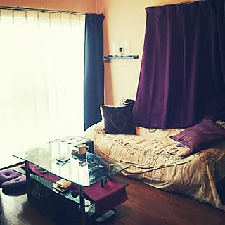 紫 差し色のインテリア実例 Roomclip ルームクリップ