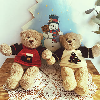 玄関/入り口/手作り雑貨/クリスマス/ナチュラルインテリア/リノベーション...などのインテリア実例 - 2017-11-30 17:17:04