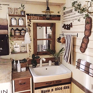 バス/トイレ/DIY/洗面所/バルクオム/ありがとうございます♡のインテリア実例 - 2017-11-25 20:56:09