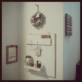 grobal green/Rabbitちゃん/DIY棚/かご/ワイヤークラフト...などのインテリア実例 - 2014-08-30 07:15:49