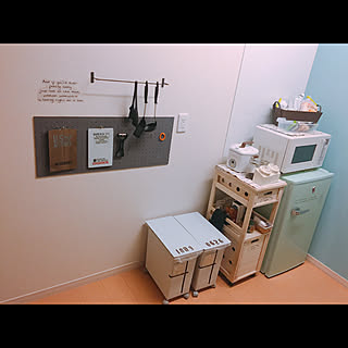 キッチンワゴン/カリフォルニアスタイル/可愛い/簡単DIY/Can☆Do...などのインテリア実例 - 2019-03-09 10:00:37