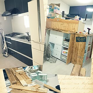 キッチン/セルフDIY/男前になりたい(´Д` )迷走中/恐縮です>_</ニューリトルダディはand-N旦那...などのインテリア実例 - 2014-08-02 08:47:30