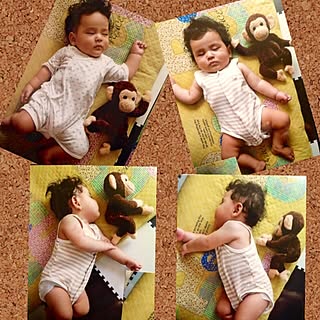 ベッド周り/おさるくん/懐かしい写真のインテリア実例 - 2014-02-22 08:16:07