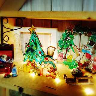 クリスマスツリー/立体感があります/クリスマス/スノーマン/レジン...などのインテリア実例 - 2019-10-22 19:42:57
