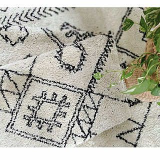 しまむらのラグ 新商品買ったよ!のインテリア実例 | RoomClip(ルームクリップ)