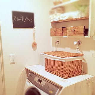 Diy 洗濯機目隠しのインテリア 手作りの実例 Roomclip ルームクリップ