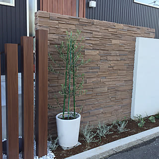 門柱 黒い外壁のインテリア実例 Roomclip ルームクリップ