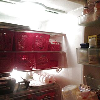 キッチン/冷蔵庫の庫内/セリアのトレー/大掃除の様子写真が見たいです！のインテリア実例 - 2013-12-08 08:09:18