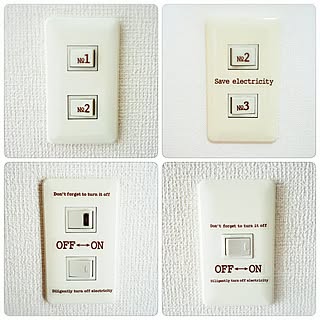 セリア スイッチデコステッカーのインテリア実例 Roomclip ルームクリップ