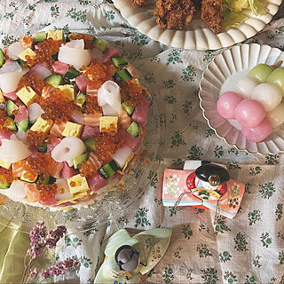 ひな祭り ちらし寿司ケーキのインテリア実例 Roomclip ルームクリップ