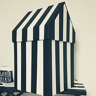 ストライプ/モノクロ/賃貸/賃貸マンション/築30年超...などのインテリア実例 - 2016-06-24 14:40:51