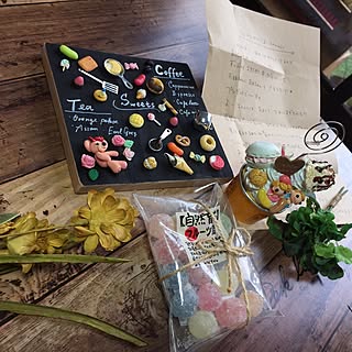 ベッド周り/DandYk ちゃんからの素敵便♡/いつもいいね!ありがとうございます♪/ニトリ自然素材モニター/木が好き...などのインテリア実例 - 2017-04-26 17:24:15