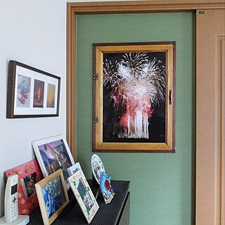 フェイク窓枠diyのインテリア 手作りの実例 Roomclip ルームクリップ