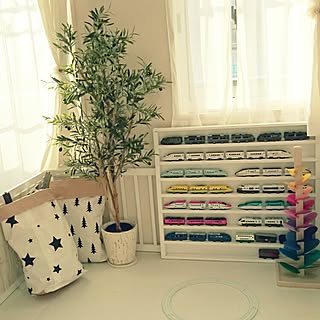 プラレール収納棚のインテリア実例 Roomclip ルームクリップ