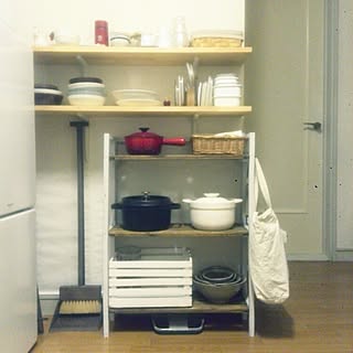 キッチン/ストウブ鍋/3COINS/ナチュラル/かご...などのインテリア実例 - 2015-04-03 00:37:04