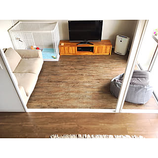 部屋全体/フロアタイル/築30年超/中古マンション/壁解体...などのインテリア実例 - 2017-08-14 15:13:59