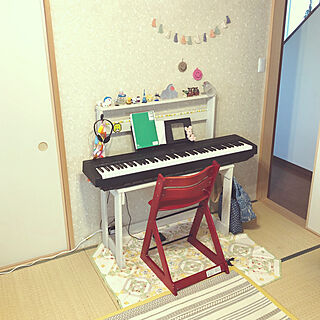電子ピアノの机のインテリア実例 Roomclip ルームクリップ