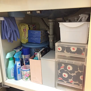 バス/トイレ/ストック収納/ダイソー/100均かご/100均アイテム...などのインテリア実例 - 2017-10-19 22:19:05