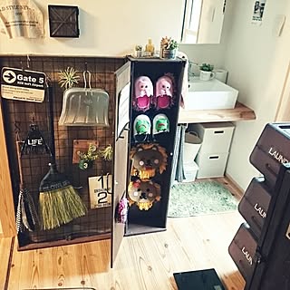 リメイクほうき/無印良品/yupinokoさん/洗面所/いなざうるす屋さん...などのインテリア実例 - 2015-08-13 16:59:52