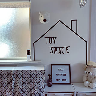 子供部屋&キッズスペース/DIY/ホワイトインテリア/ホワイト/モノトーンインテリア...などのインテリア実例 - 2020-01-24 15:25:40