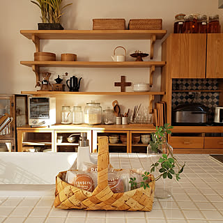 キッチン/無印良品/飾り棚/お土産/北海道...などのインテリア実例 - 2020-02-10 09:35:55