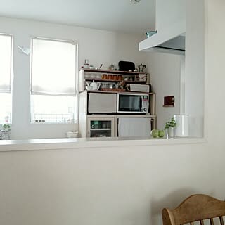 キッチン/2014/07/27/朝の1枚/古いもの/DIY食器棚...などのインテリア実例 - 2014-07-27 08:32:43